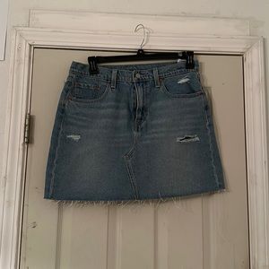 Light Blue Demin Levi Skirt. Great Condition.